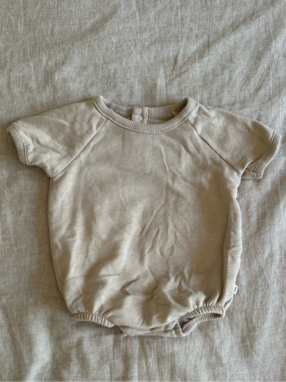 Easy Peasy Organic Cotton Neutral Bubble Romper 18M